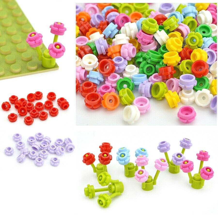 MOC 1x1 five Petal Flowers 24866 Grass Part for LEGO Kits bricks Building Blocks -  - The Drift Art Co.