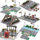 MOC City Road Traffic Lights Sign street for Lego Kit Building Blocks Sets DIY - LEGO (R) Bricks, Pieces & Parts -  - The Drift Art Co.