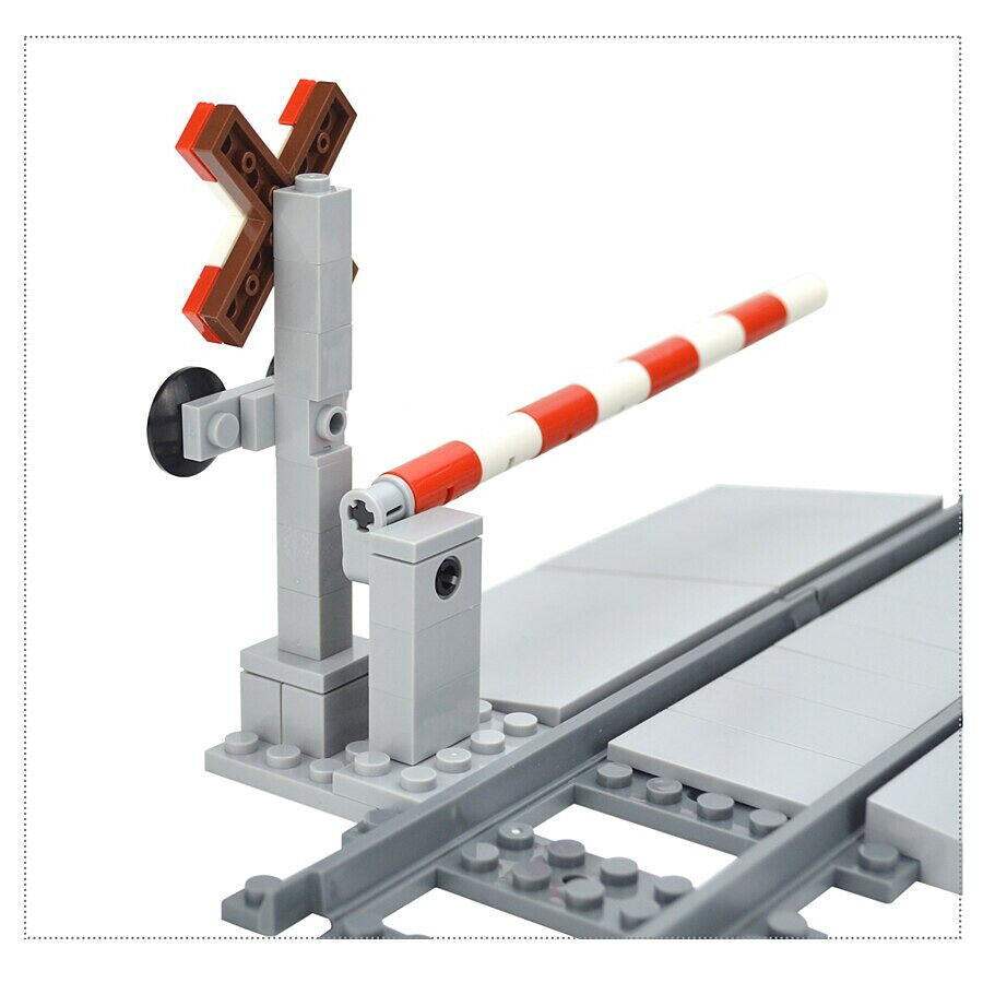 MOC City Train Track Walkway Buffer Stop for Lego Kit Building Blocks Sets DIY -  - The Drift Art Co.