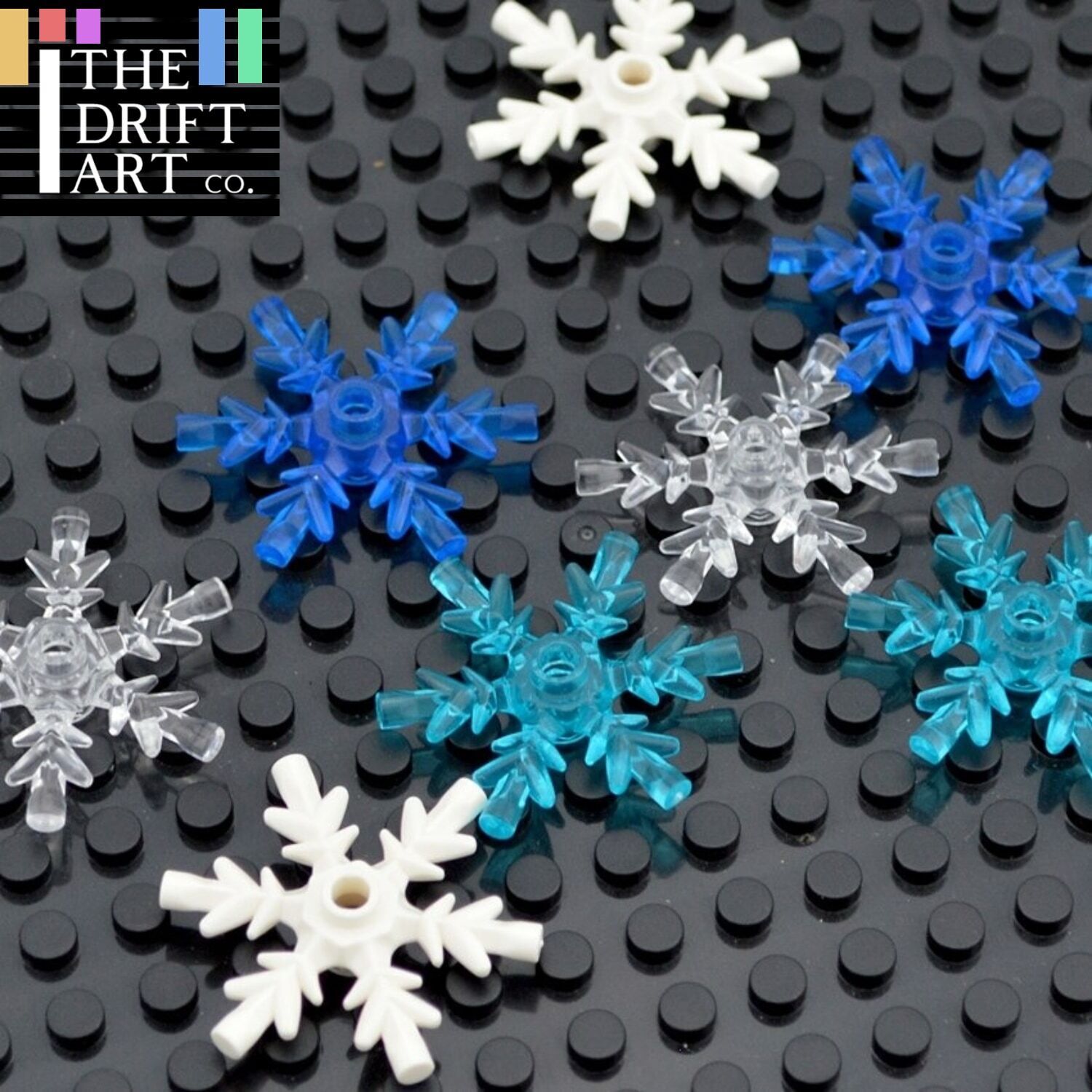MOC Snowflake Ice Crystal 42409 City Part For Lego Sets Building Blocks Sets DIY - Plant & Flower -  - The Drift Art Co.