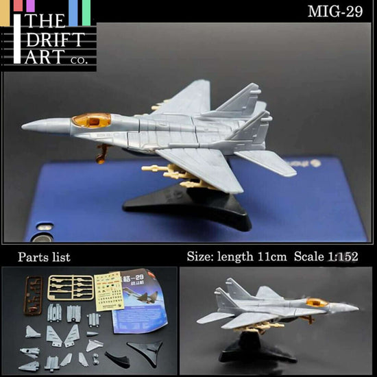 Mikoyan MiG-29 Fulcrum 4D Fighter Aircraft Plane Assembly Kit Model Art Toy