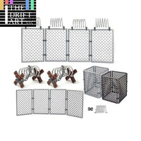 Military Base Barbed wire Fence Army Isolation Figures Building Blocks Toy DIY - Minifigure -  - The Drift Art Co.