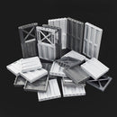 Military House Parts 23405 64448 Fence 1x6x5 Girder Figures Building Blocks Toy - Minifigure -  - The Drift Art Co.