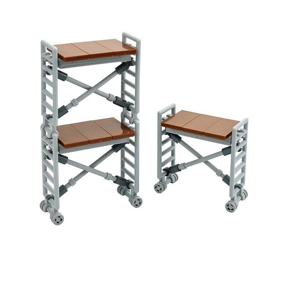 Military Sentry Tower Shelf w Stairs army For LEGO Building Blocks Brick Toy DIY