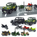 Military Vehicle Car Truck SUV Motorcycle Bike For Building Blocks Brick Toy DIY - Minifigure -  - The Drift Art Co.