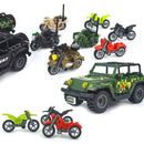 Military Vehicle Car Truck SUV Motorcycle Bike For Building Blocks Brick Toy DIY - Minifigure -  - The Drift Art Co.
