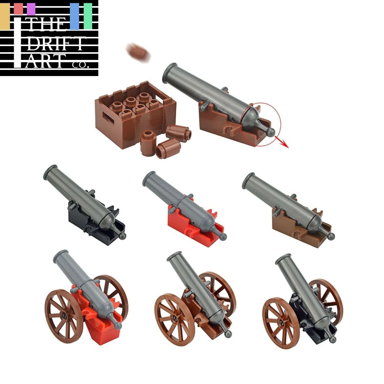 Military Weapon Gun Rifle Cannon Fort Bomb 2527 Building Blocks Toy DIY -  - The Drift Art Co.