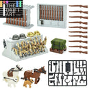 Military Weapon Gun Rifle Rack Cargo Horses Building Blocks Brick Set Toy DIY - Minifigure -  - The Drift Art Co.