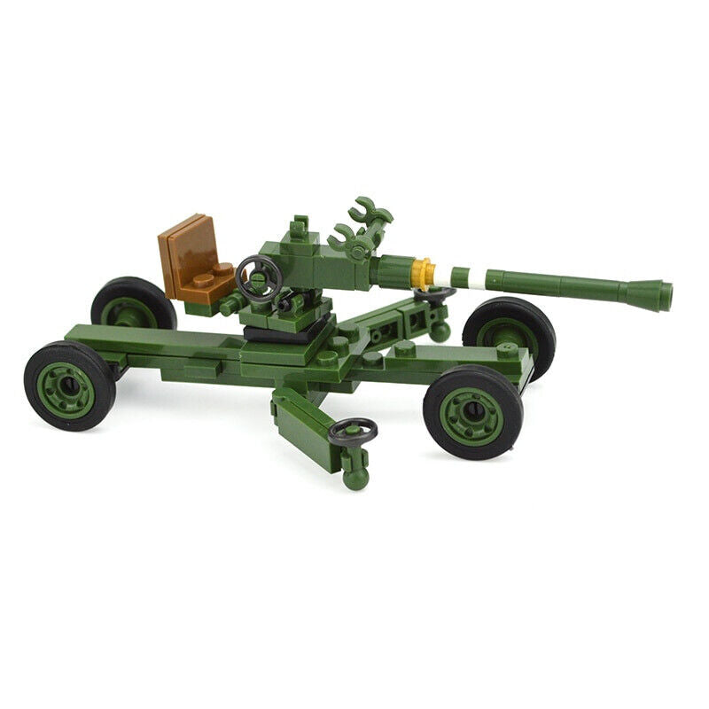 Military Weapon Gun WW2 Gun Cannon German Soviet Soldier Building Blocks Toy DIY -  - The Drift Art Co.