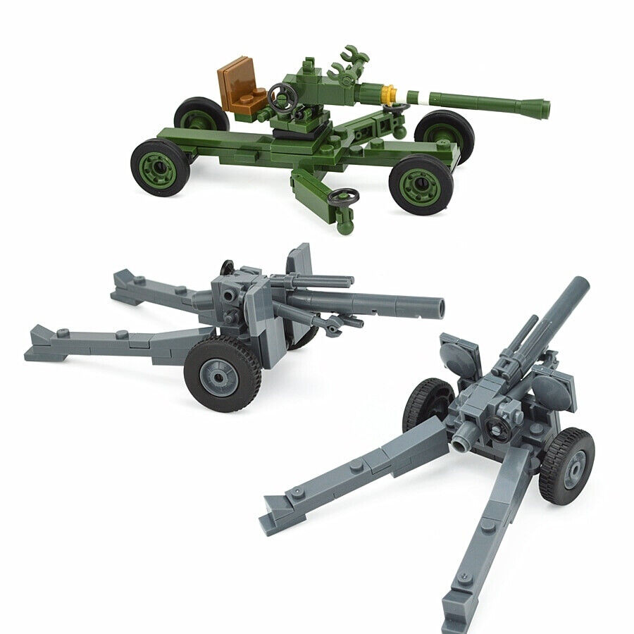 Military Weapon Gun WW2 Gun Cannon German Soviet Soldier Building Blocks Toy DIY -  - The Drift Art Co.