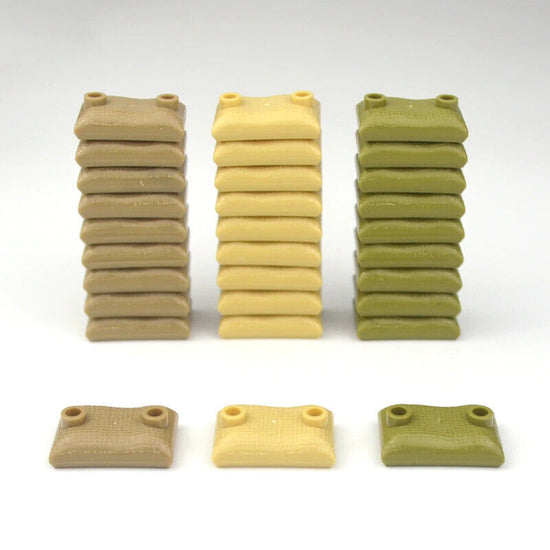 Tambor de petróleo, sacos de arena, guerra, ejército SWAT, figuras de soldados de la Segunda Guerra Mundial, bloques de construcción, juguete para hacer uno mismo