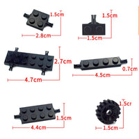 Parts City Classic Cars Wheel shaft for Lego Kits Building Blocks Model Sets DIY - LEGO (R) Bricks, Pieces & Parts -  - The Drift Art Co.