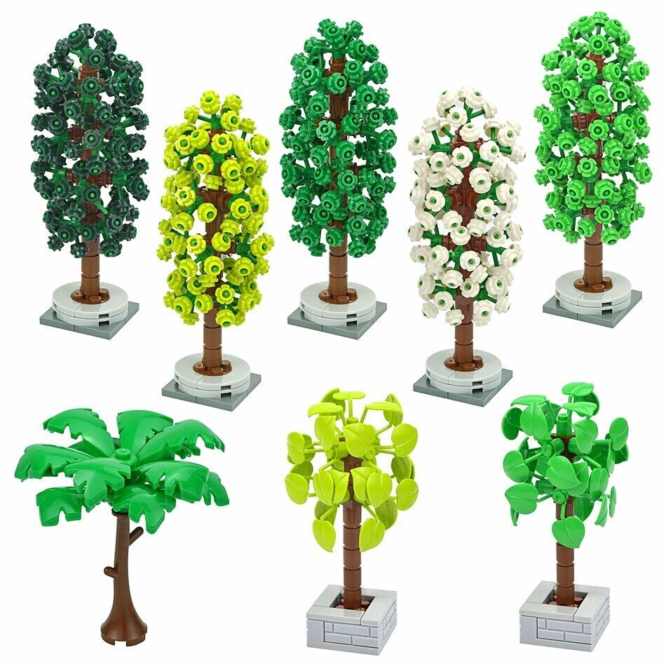 Plant Pine Spruce Tree 3778 Parts for Lego Sets Building Blocks Sets DIY -  - The Drift Art Co.