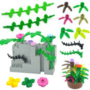 Plant Tree Leaf Flower Parts for Lego Sets 30176 3741 Building Blocks Sets DIY | The Drift Art Co. 3