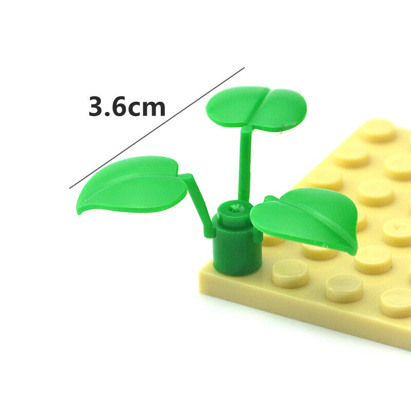 Plant Tree Leaf Flower Parts for Lego Sets 30176 3741 Building Blocks Sets DIY - The Drift Art Co.