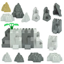 Rock Panel Rockery Mountain 8pc MOC Parts for Lego Sets Building Blocks Sets DIY - LEGO (R) Bricks, Pieces & Parts -  - The Drift Art Co.