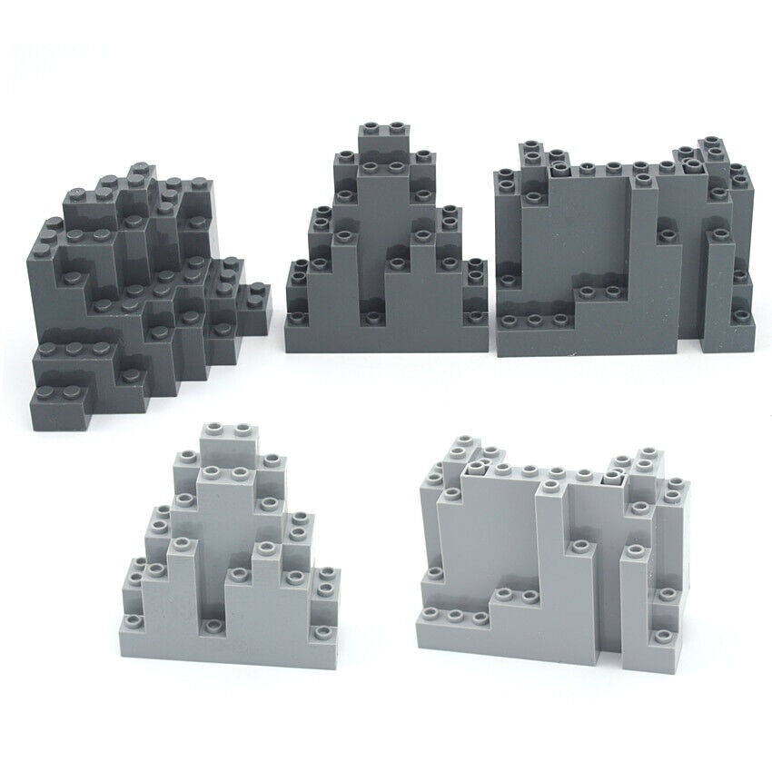 Rockery Mound Rock MOC Parts for Lego Sets Castle Garden Building Block Sets DIY -  - The Drift Art Co.