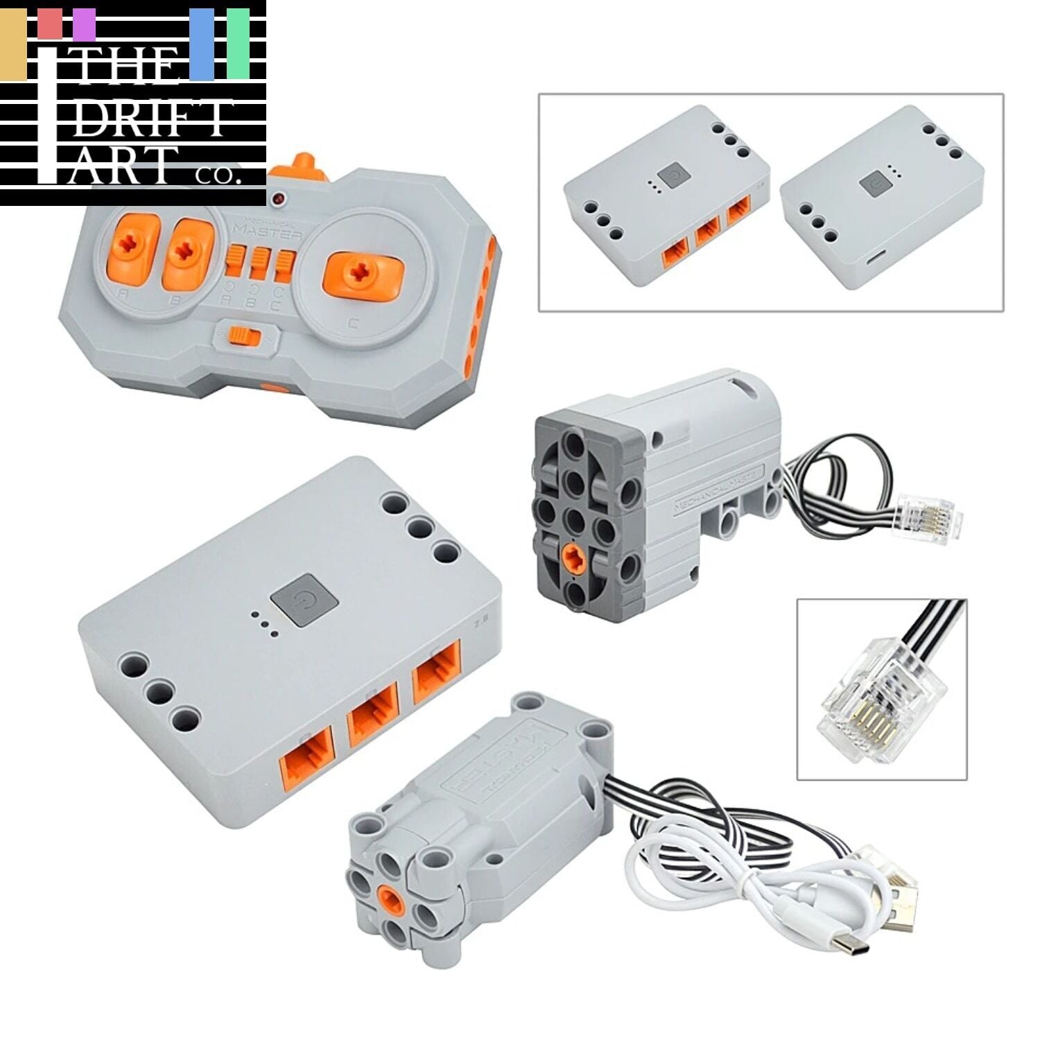 Remote Control Engine Servo Motor Remote Control Engine Set For Lego Kit Building Blocks ...