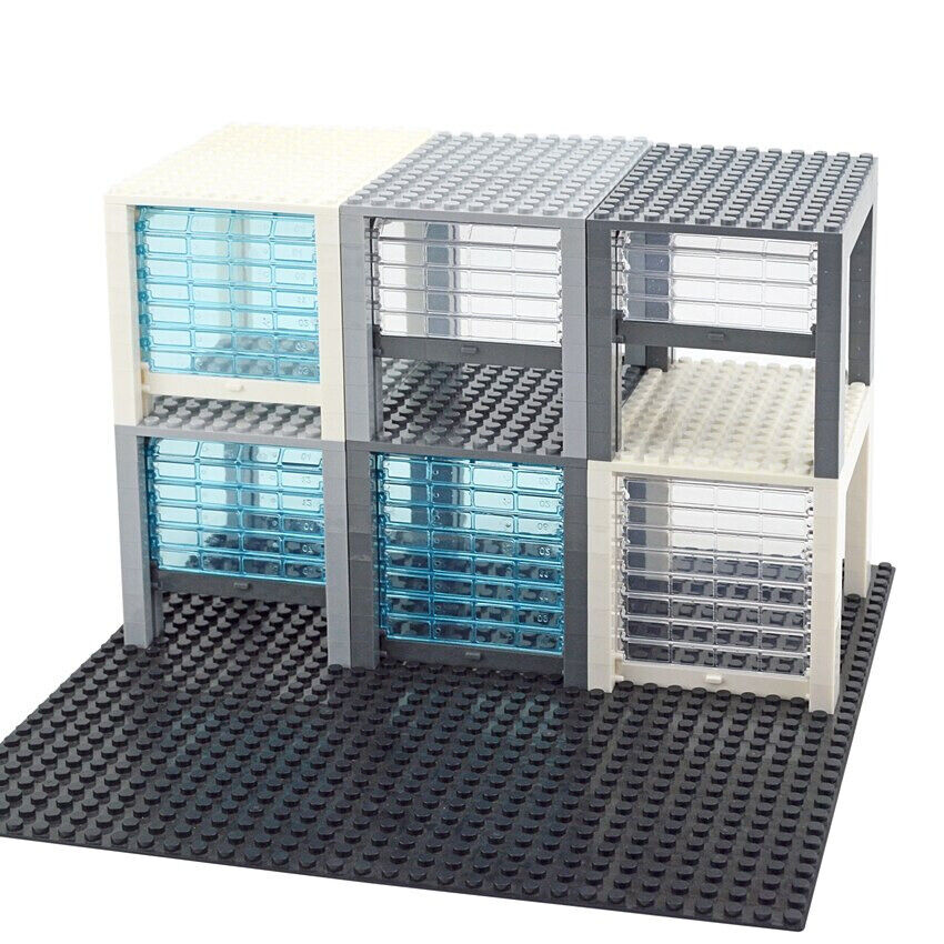 Stackable Car Rolling gate Garage Door Parts for Lego Building Block Sets DIY - LEGO (R) Bricks, Pieces & Parts -  - The Drift Art Co.
