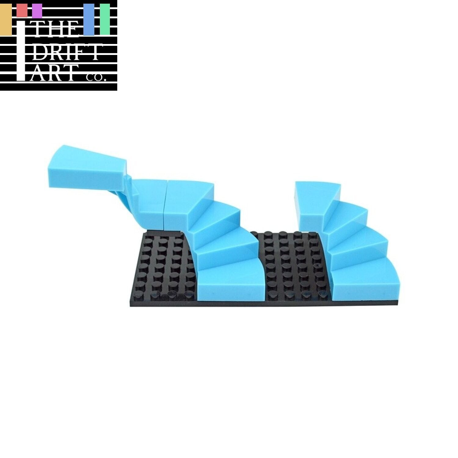 Staircase Stairs 6x6x4 28466 MOC City for Lego Kits Building Block Brick Set DIY -  - The Drift Art Co.#variant_sku#