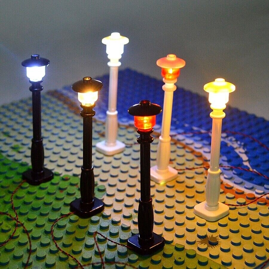 Street Light Wire 1x1 LED Lamp City For LEGO Education Building Blocks Brick Toy -  - The Drift Art Co.