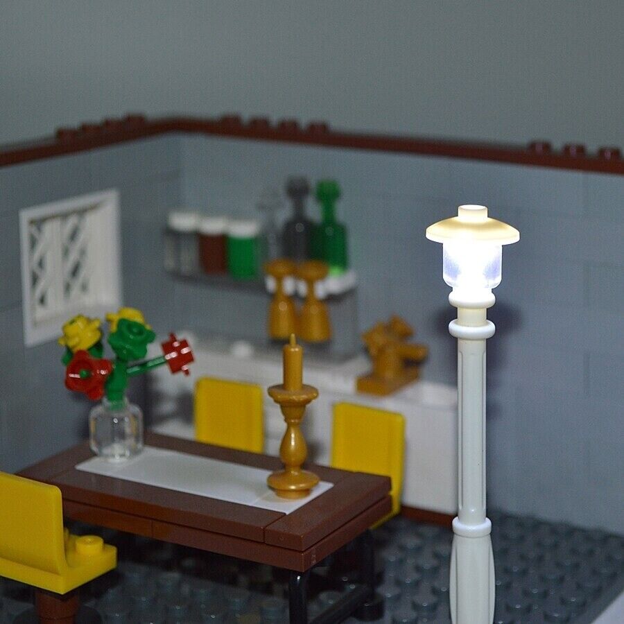 Street Light Wire 1x1 LED Lamp City For LEGO Education Building Blocks Brick Toy - Minifigure -  - The Drift Art Co.