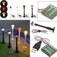 Street Light Wire 1x1 LED Lamp City For LEGO Education Building Blocks Brick Toy - Minifigure -  - The Drift Art Co.