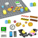 Stroller Baby Computer Phone Clock Pizza City for Lego Building Blocks Sets DIY - LEGO (R) Bricks, Pieces & Parts -  - The Drift Art Co.