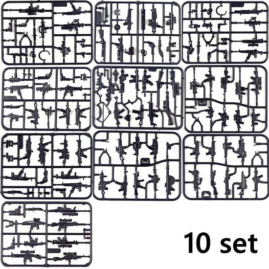 Arme Swat Soldat Armes Clôture Ghillie Armée WW2 Figurines Blocs de construction Jouet DIY