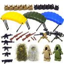 Swat Weapon Soldier Guns Fence Ghillie Army WW2 Figures Building Blocks Toy DIY - Minifigure -  - The Drift Art Co.