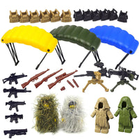 Swat Weapon Soldier Guns Fence Ghillie Army WW2 Figures Building Blocks Toy DIY - Minifigure -  - The Drift Art Co.