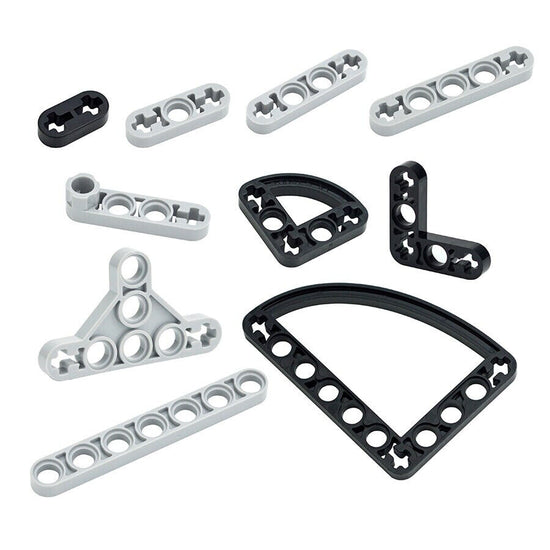 Technic Beam Thin Axle Hole L-shape Part 32251 for Lego Kits Building Blocks Set