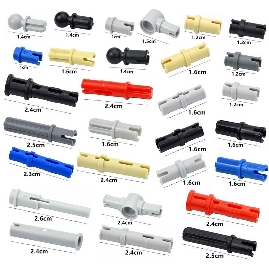 Technic Bulk Pin Peg Axle Connectors 2780 3673 for Lego Kit Building Blocks Set - LEGO (R) Complete Sets & Packs -  - The Drift Art Co.