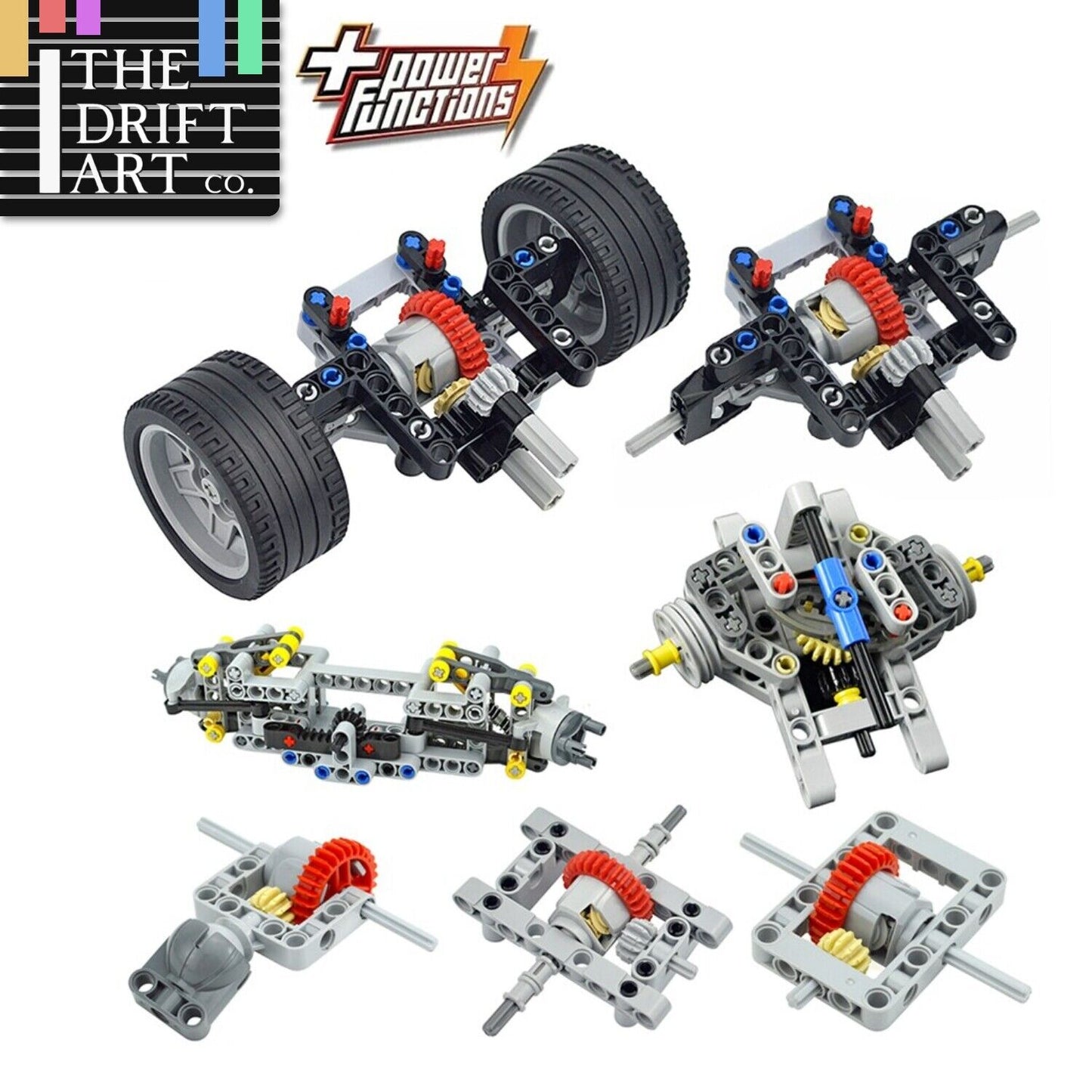 Technic Differential Gears 6573 62821 MOC for Lego Kit Building Block Bricks Set -  - The Drift Art Co.