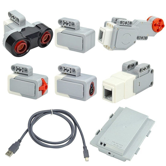 Technic EV3 Battery Sensor Motors for Lego Kits Building Block Sets DIY