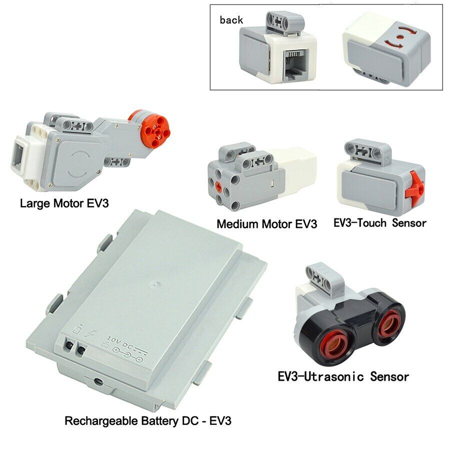 Technic EV3 Battery Sensor Motors for Lego Kits Building Block Sets DIY - LEGO (R) Bricks, Pieces & Parts -  - The Drift Art Co.