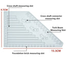 Technic Measuring Ruler Plastic Measuring Board Tool for Building Blocks Set DIY - LEGO (R) Bricks, Pieces & Parts -  - The Drift Art Co.