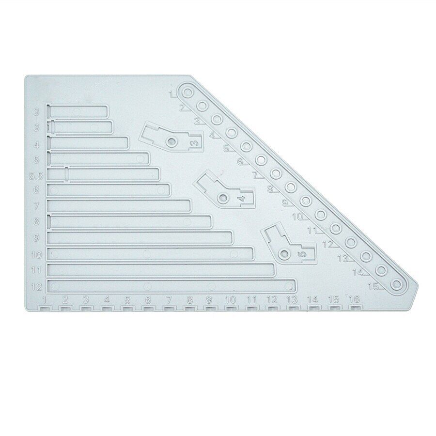 Technic Measuring Ruler Plastic Measuring Board Tool for Building Blocks Set DIY - LEGO (R) Bricks, Pieces & Parts -  - The Drift Art Co.