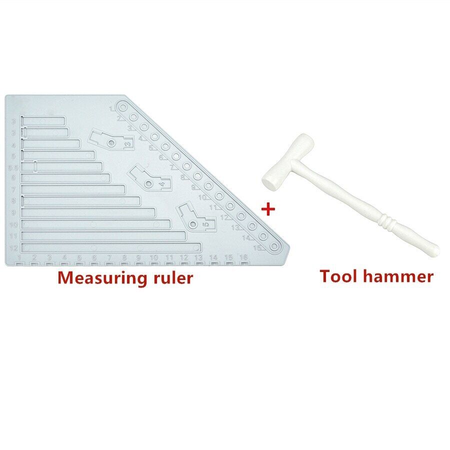 Technic Measuring Ruler Plastic Measuring Board Tool for Building Blocks Set DIY - LEGO (R) Bricks, Pieces & Parts -  - The Drift Art Co.