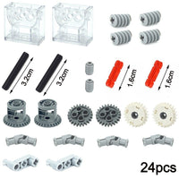 Technic Parts Bulk Gear for Lego Kits Liftarm Beam Axle Panel Building Block Set - LEGO (R) Bricks, Pieces & Parts -  - The Drift Art Co.