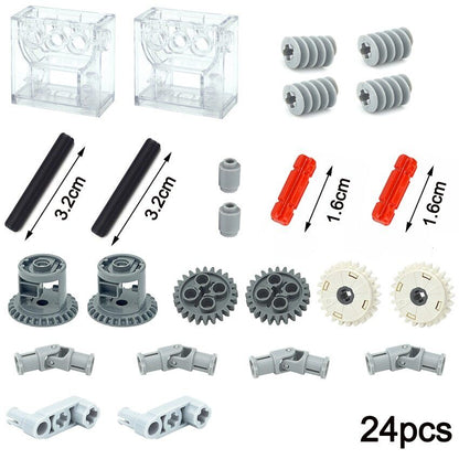 Technic Parts Bulk Gear for Lego Kits Liftarm Beam Axle Panel Building Block Set -  - The Drift Art Co.