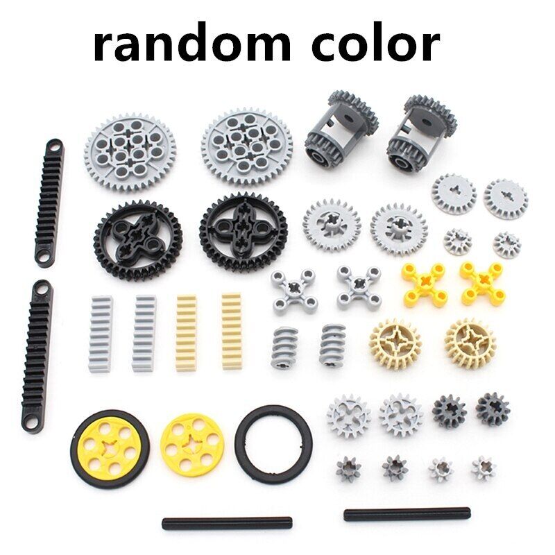 Technic Parts Bulk Gear for Lego Kits Liftarm Beam Axle Panel Building Block Set - LEGO (R) Bricks, Pieces & Parts -  - The Drift Art Co.