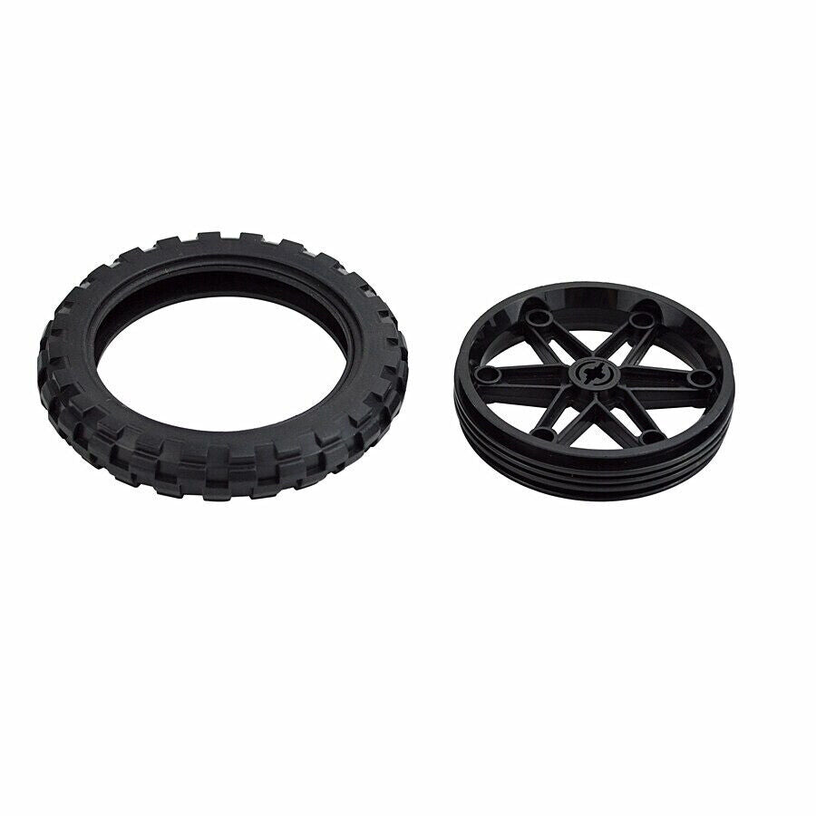 Technic Parts for Lego Kit Motorcycle Tire Wheel Hub Building Blocks Model Sets - LEGO (R) Bricks, Pieces & Parts -  - The Drift Art Co.