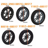 Technic Parts for Lego Kit Motorcycle Tire Wheel Hub Building Blocks Model Sets - LEGO (R) Bricks, Pieces & Parts -  - The Drift Art Co.