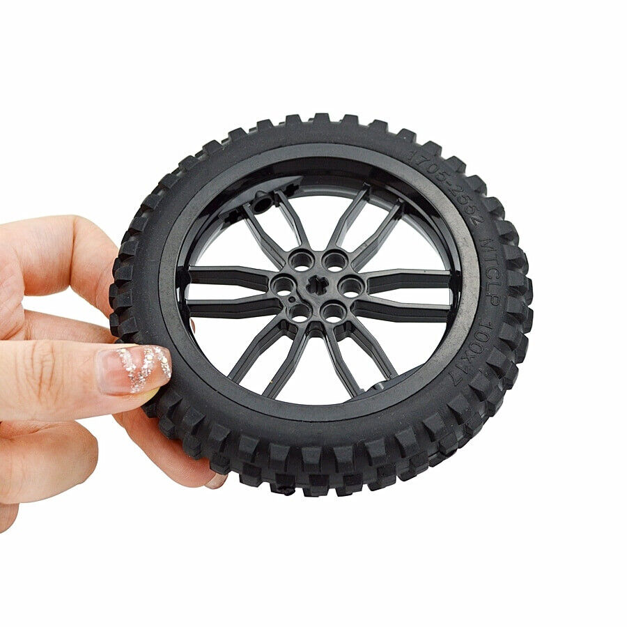 Technic Parts for Lego Kit Motorcycle Tire Wheel Hub Building Blocks Model Sets -  - The Drift Art Co.