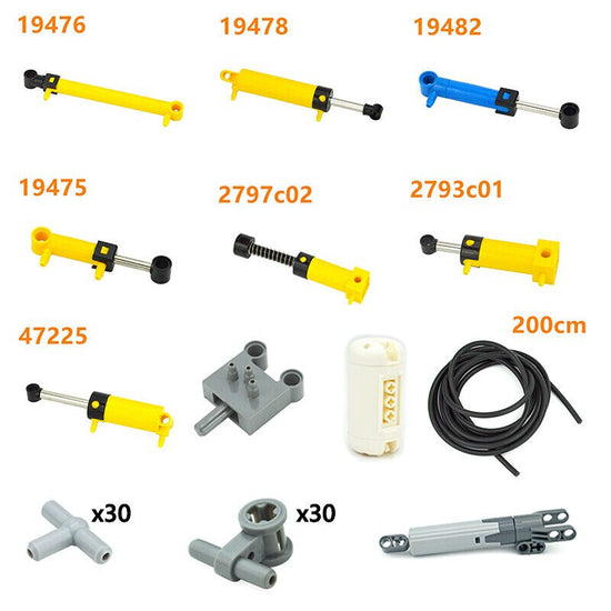 Technic Parts for Lego Kits Pneumatic Kit With Air Pump Car Building Blocks Sets