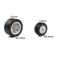 Technic Parts for Lego Kits Tire Wheel Hub RC Car Building Blocks Model Sets DIY - LEGO (R) Bricks, Pieces & Parts -  - The Drift Art Co.