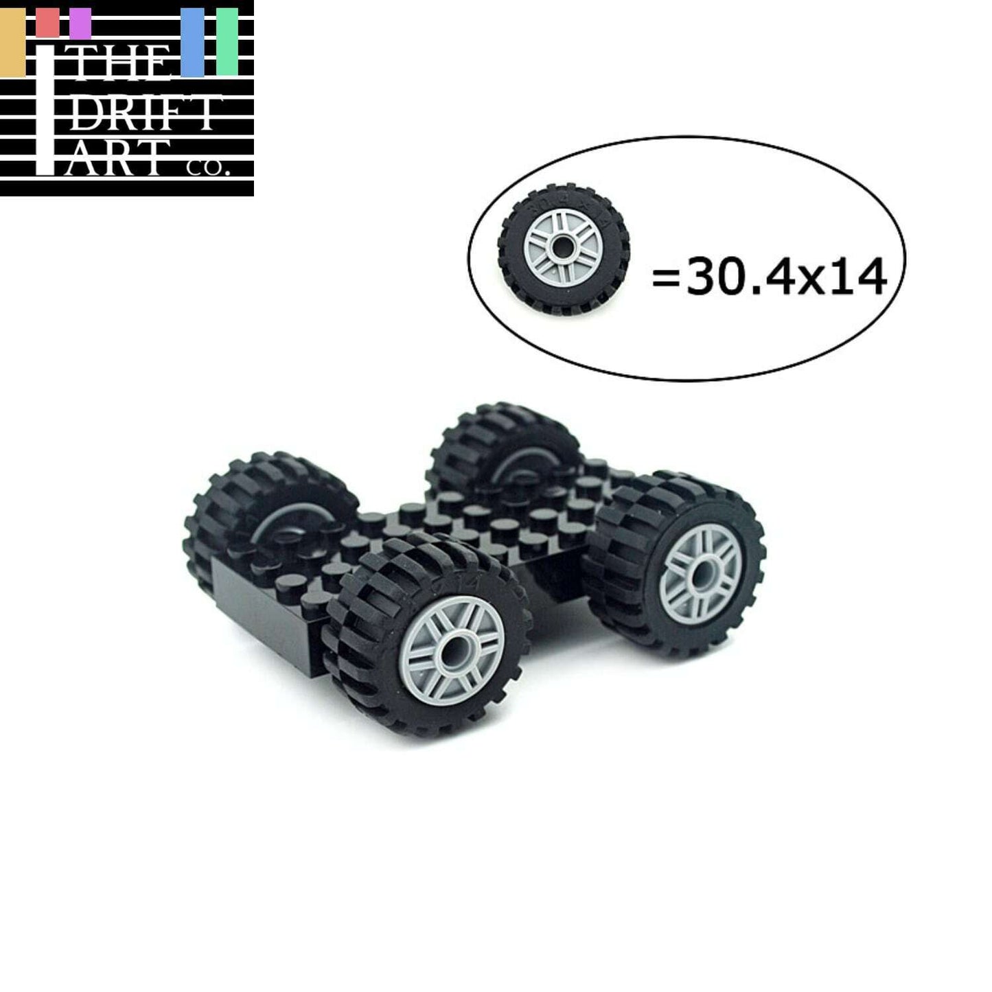 Technic Parts for Lego Kits Tire Wheel Plate Shaft Car Building Blocks Model Set -  - The Drift Art Co.#variant_sku#