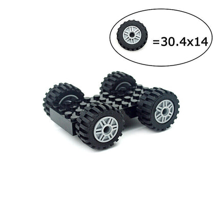 Technic Parts for Lego Kits Tire Wheel Plate Shaft Car Building Blocks Model Set -  - The Drift Art Co.#variant_sku#