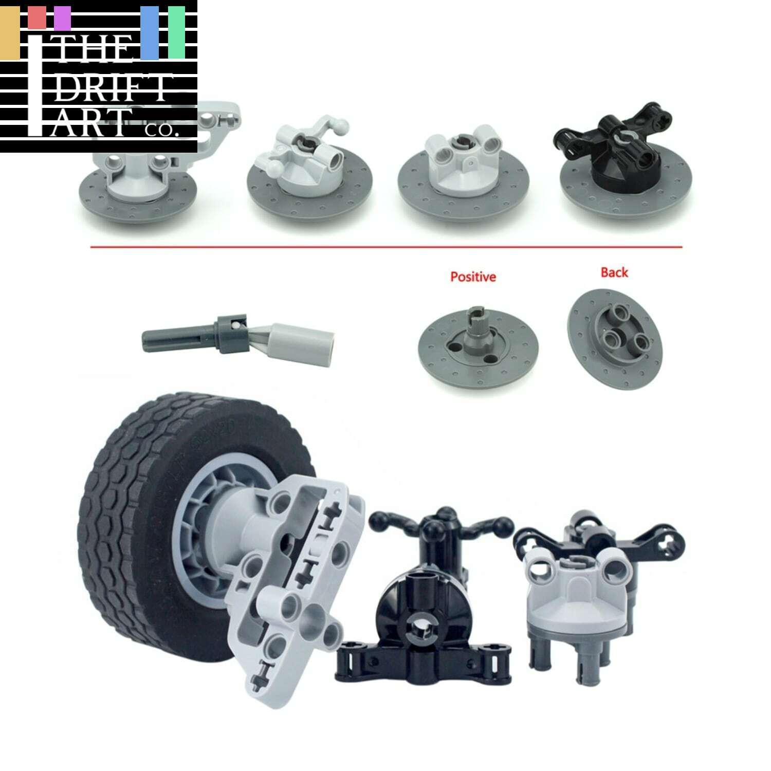 Technic Suspension Wheel Hub Gear Reduction for Lego Kit Building Blocks Set DIY - LEGO (R) Complete Sets & Packs -  - The Drift Art Co.